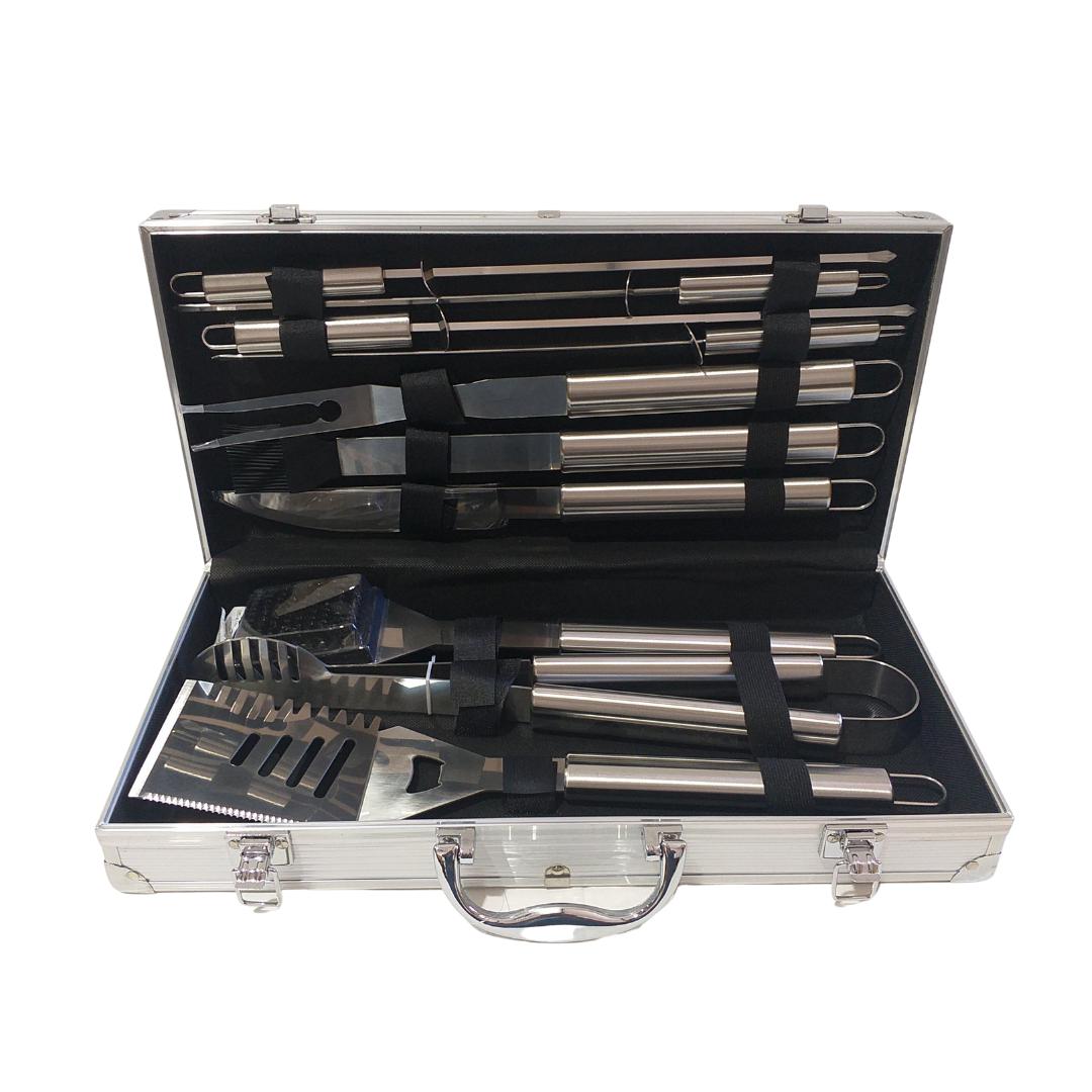 Lifespace Quality 11 Piece Braai BBQ Tool Kit Great Gift