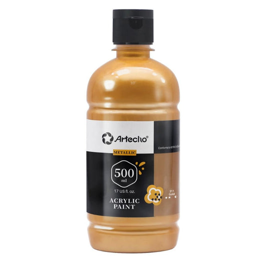 Artecho Acrylic Paint Gold - 500ml - Lifespace