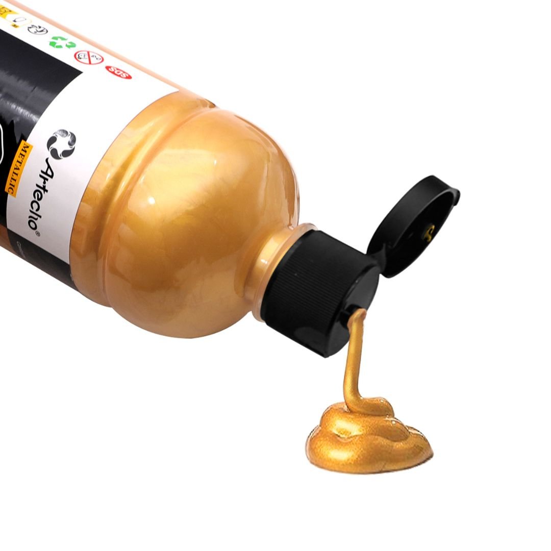 Artecho Acrylic Paint Gold - 500ml - Lifespace