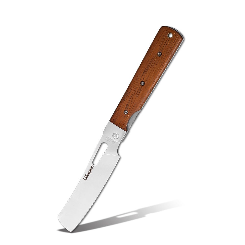 Lifespace 440A Stainless Steel Folding Japanese Chef Knife - Fantastic outdoor knife - Lifespace