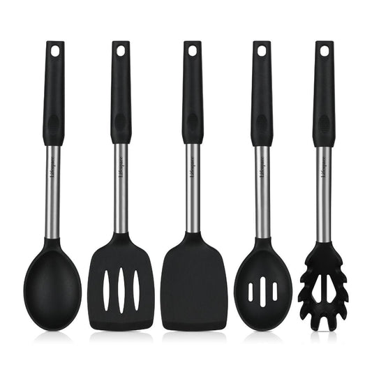 Lifespace 5 - Piece Premium Quality Kitchen & Griddle Utility Set - Lifespace