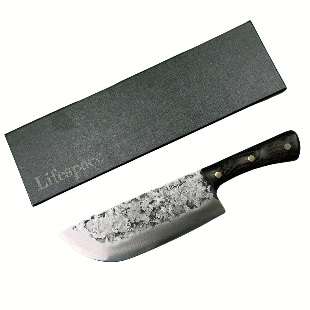 Lifespace 7,5" Hammer Forged Chef Cleaver - Lifespace