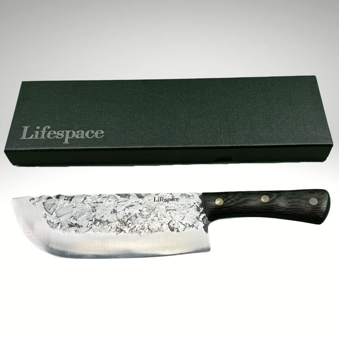 Lifespace 7,5" Hammer Forged Chef Cleaver - Lifespace