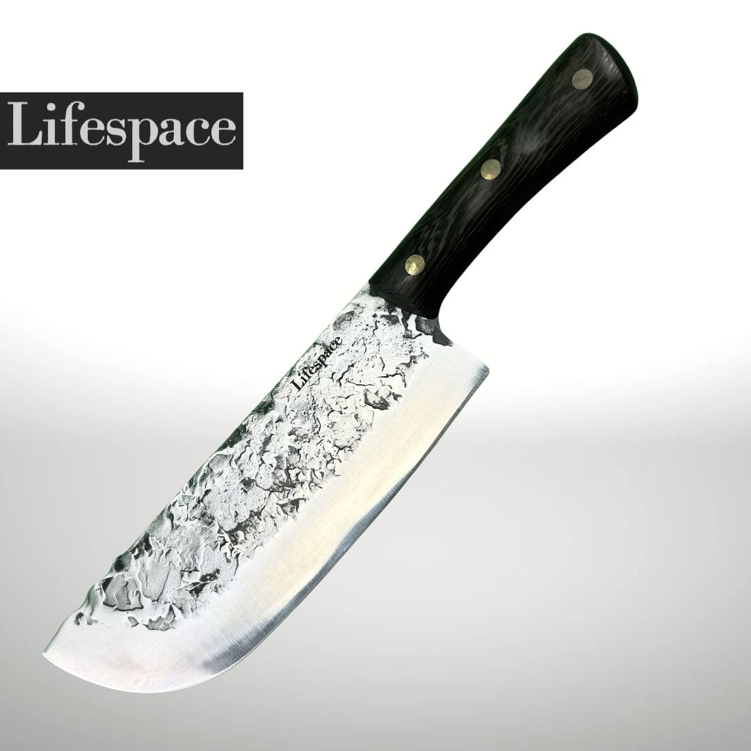 Lifespace 7,5" Hammer Forged Chef Cleaver - Lifespace