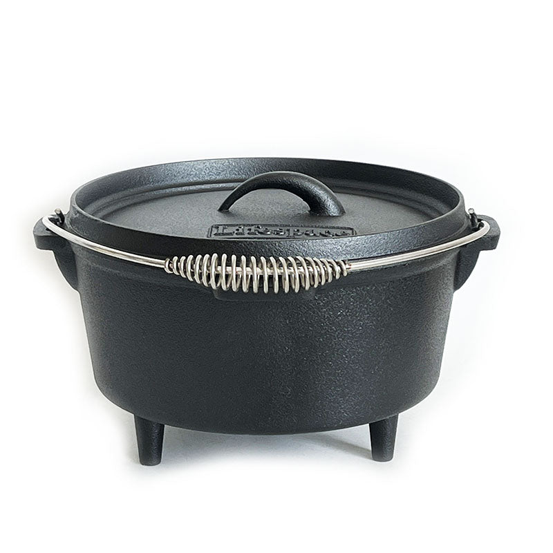 Lifespace Cast Iron Dutch Oven Bread Pot 24,5cm - Lifespace