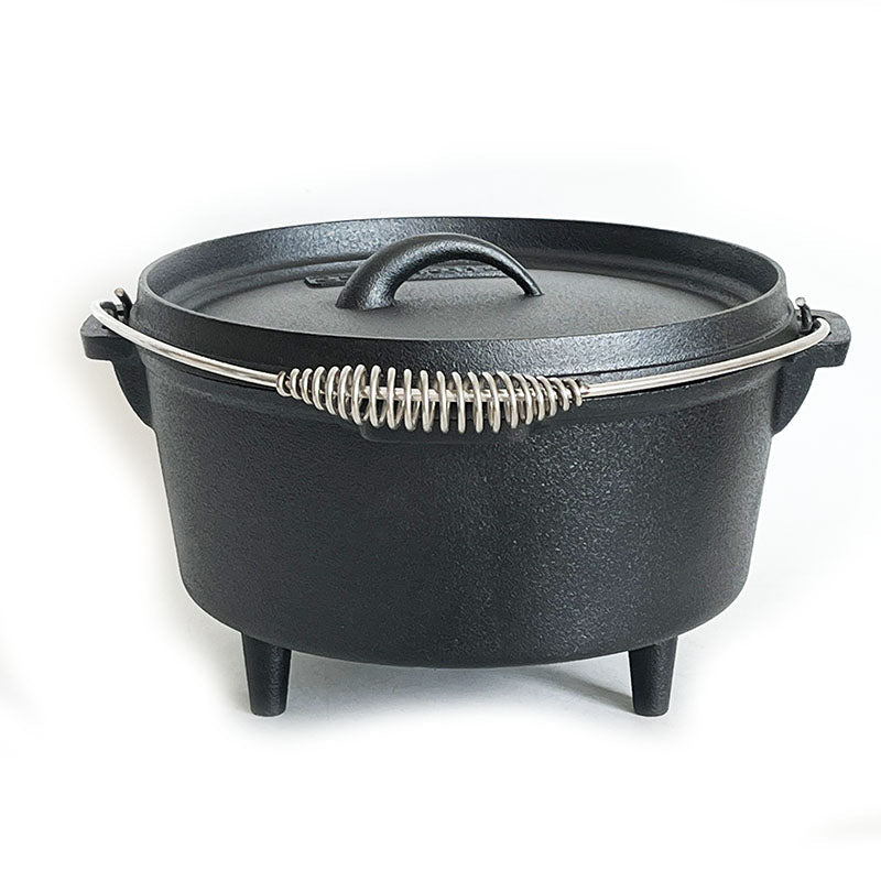 Lifespace Cast Iron Dutch Oven Bread Pot 24,5cm - Lifespace