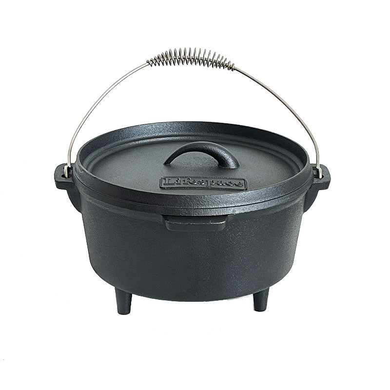 Lifespace Cast Iron Dutch Oven Bread Pot 24,5cm - Lifespace