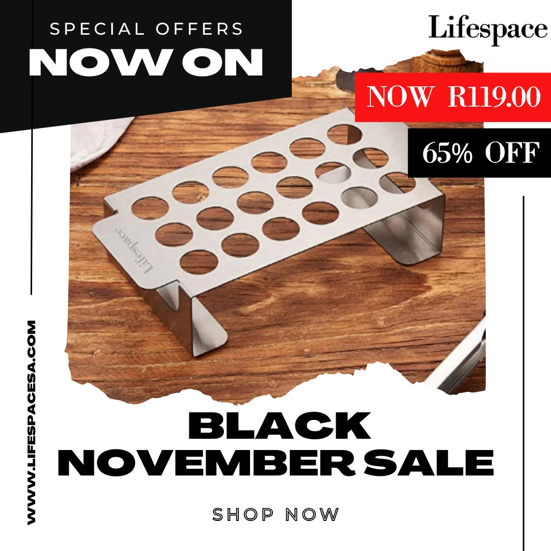 Lifespace Jalapeno Chilli Popper or Chicken Drumstick Rack - Lifespace