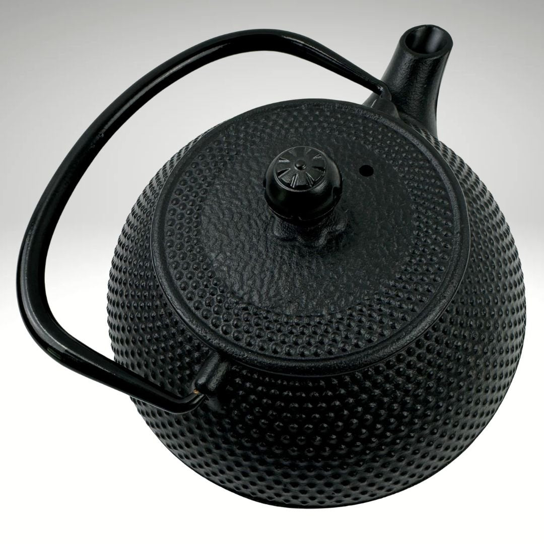 Lifespace Luxury Black Cast Iron 600ml Tea Infuser Teapot - Lifespace