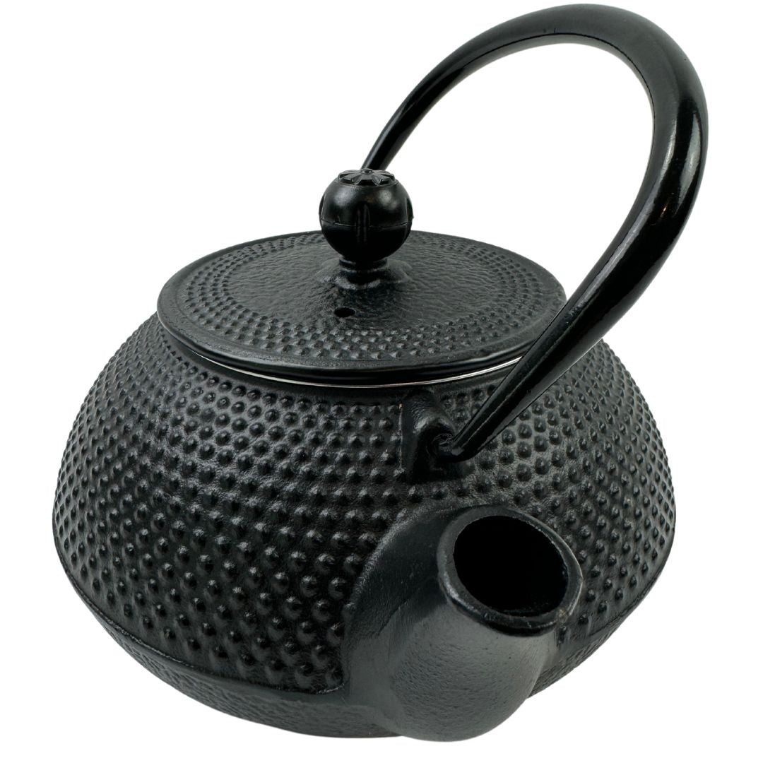 Lifespace Luxury Black Cast Iron 600ml Tea Infuser Teapot - Lifespace