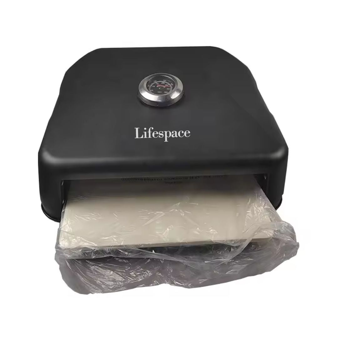 Lifespace Premium Matt Black Charcoal Pizza Oven - Lifespace