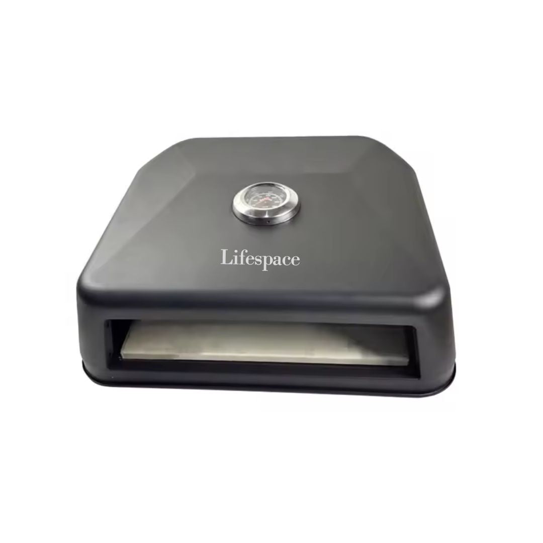 Lifespace Premium Matt Black Charcoal Pizza Oven - Lifespace