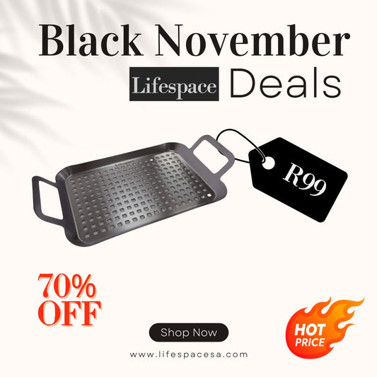 Lifespace Stainless Steel Braai Pan - Small - Lifespace