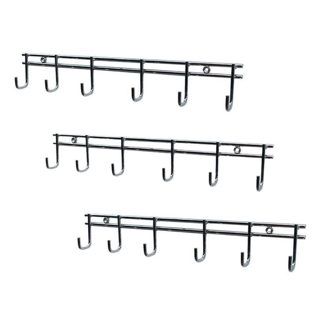 Lifespace Braai Utility Rack - 6 Hooks - Chrome Plated Mild Steel - 3 ...