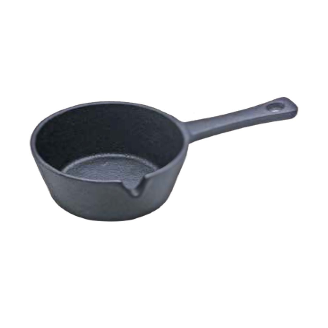 Cast Iron Sauce Pot & Basting Brush — The Kitchen by Vangura