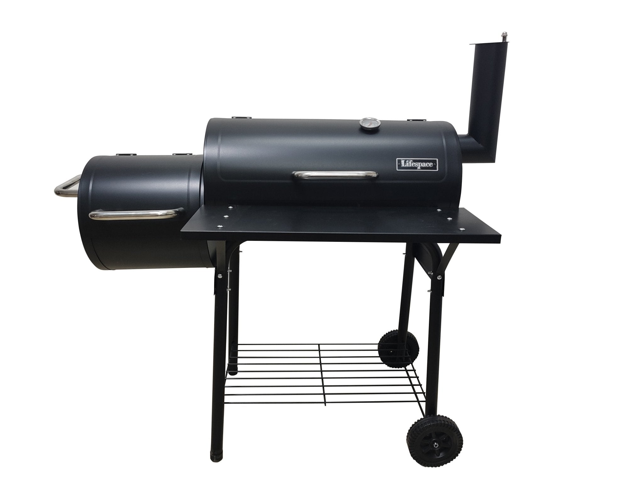 Offset smoker outlet accessories