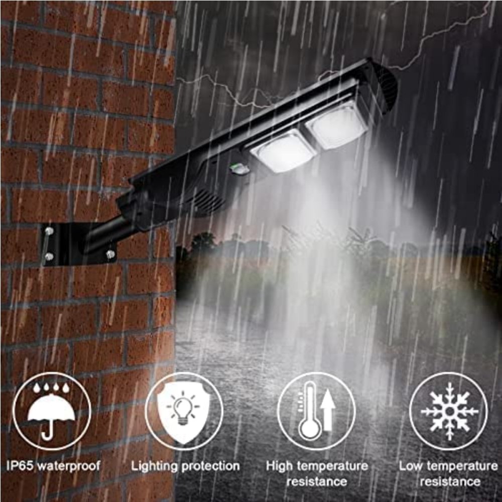 Lifespace Quality Solar Street Light with Mounting Pole - 100 watts - Lifespace