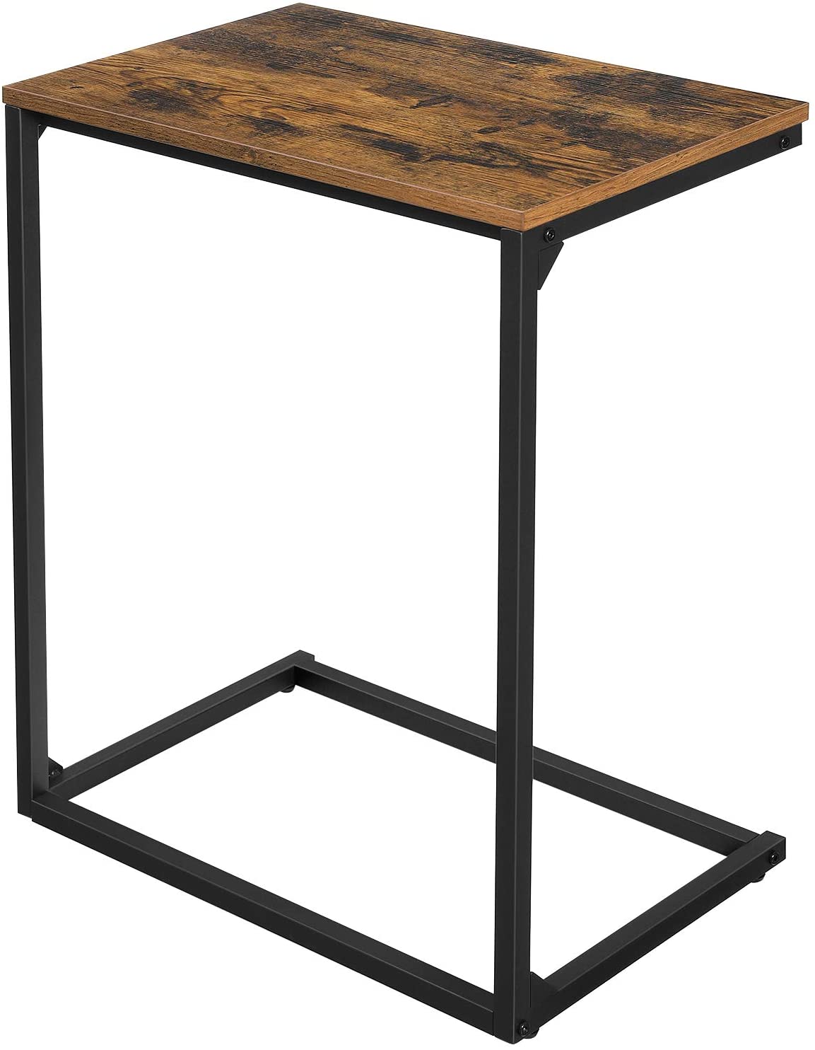 Lifespace Rustic Industrial C Shape Sofa Side Table - Lifespace