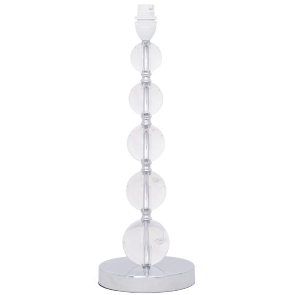 Polished Chrome and Clear Acrylic Table Lamp BTL031 CHROME - Lifespace